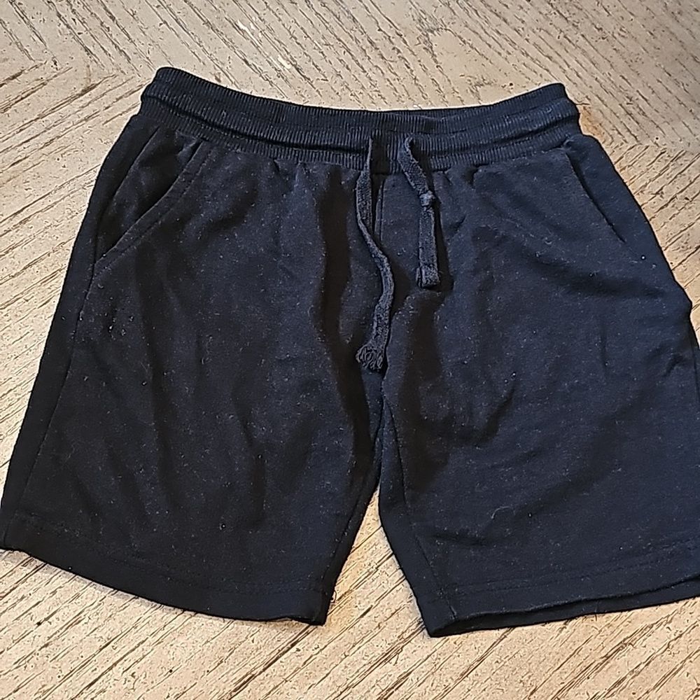 Black shorts size 7 boys